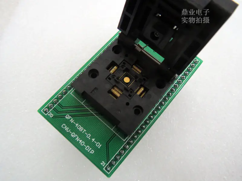 LQFP128 IC51-1284-1788 Burn-in Socket pozlacení IC