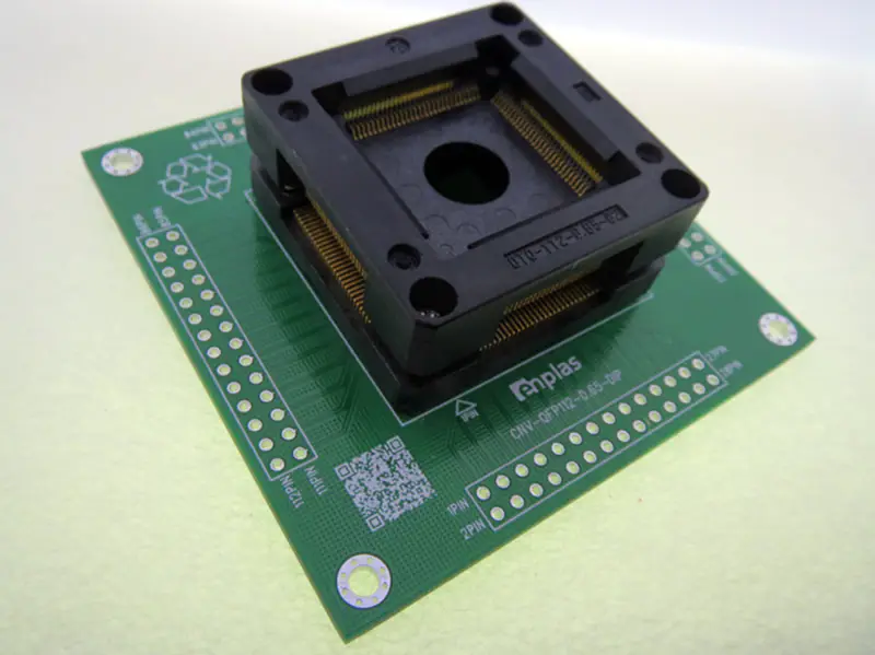 LQFP48 STM32 Burn-in Socket pozlacení IC