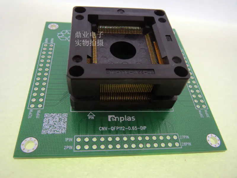 LQFP48 STM32 Burn-in Socket pozlacení IC