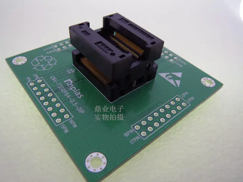 STM32F215/407/417/405207/217 LQFP176 Burn-in Socket pozlacení IC