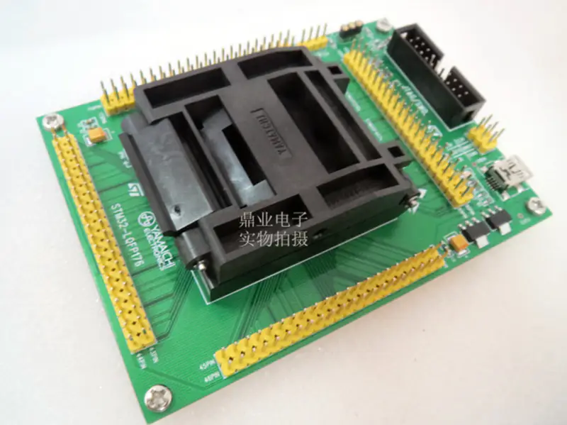OTQ-64-0.4-01 LQFP64/DIP QFP64 9*9*0.4mm Burn-in Socket pozlacení IC