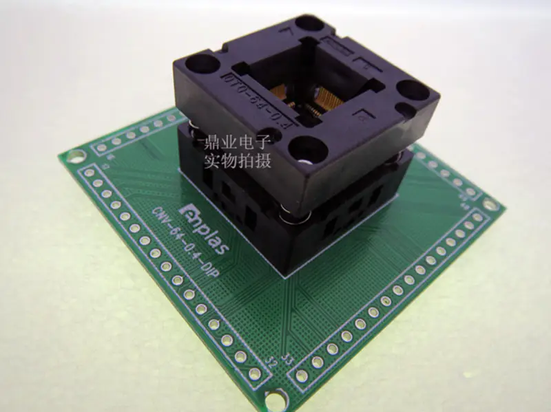 QFN56B-0.5-01 QFN56/DIP56 0,5 mm Burn-in Socket pozlacení IC