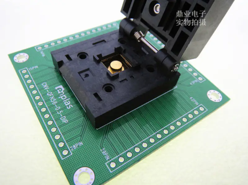 QFN-64BT-0.5-01 QFN64/DIP64 9X9X0.5MM Burn-in Socket pozlacení IC