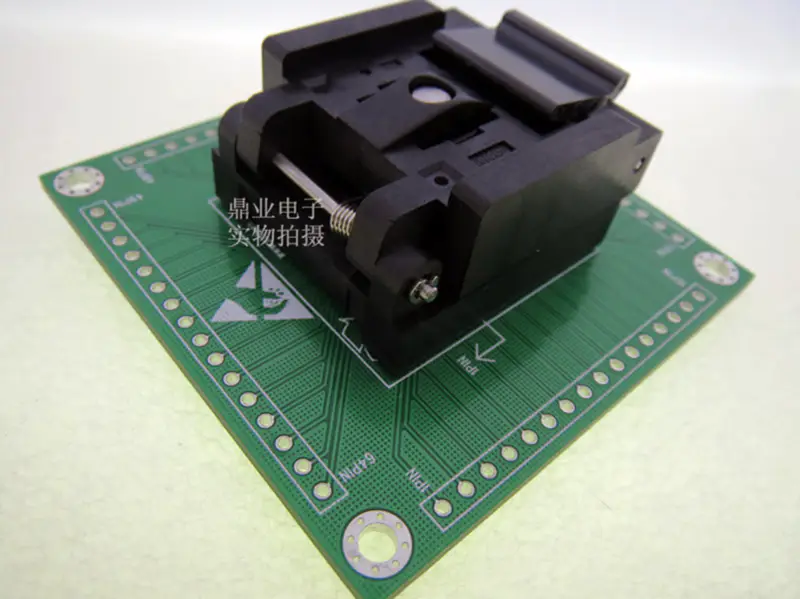 QFN-56BT-0.4-01 QFN56/DIP56 7X7X0.4MM Burn-in Socket pozlacení IC