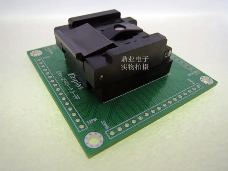 QFN-56BT-0.4-01 QFN56/DIP56 7X7X0.4MM Burn-in Socket pozlacení IC