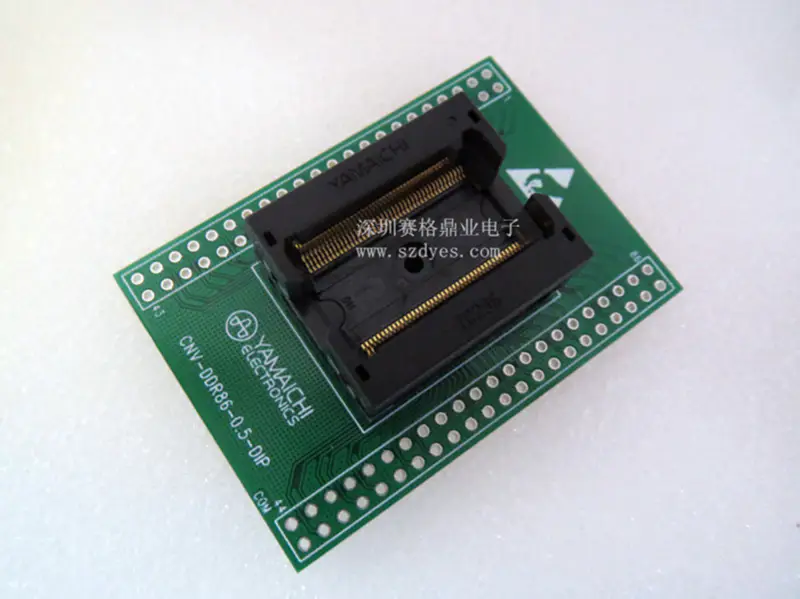 56QN40TS17070 QFN56 7X7X0,4MM Burn-in Socket pozlacení IC