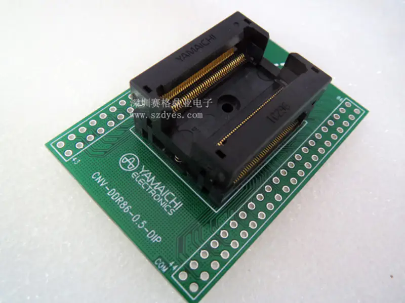 56QN40TS17070 QFN56 7X7X0,4MM Burn-in Socket pozlacení IC