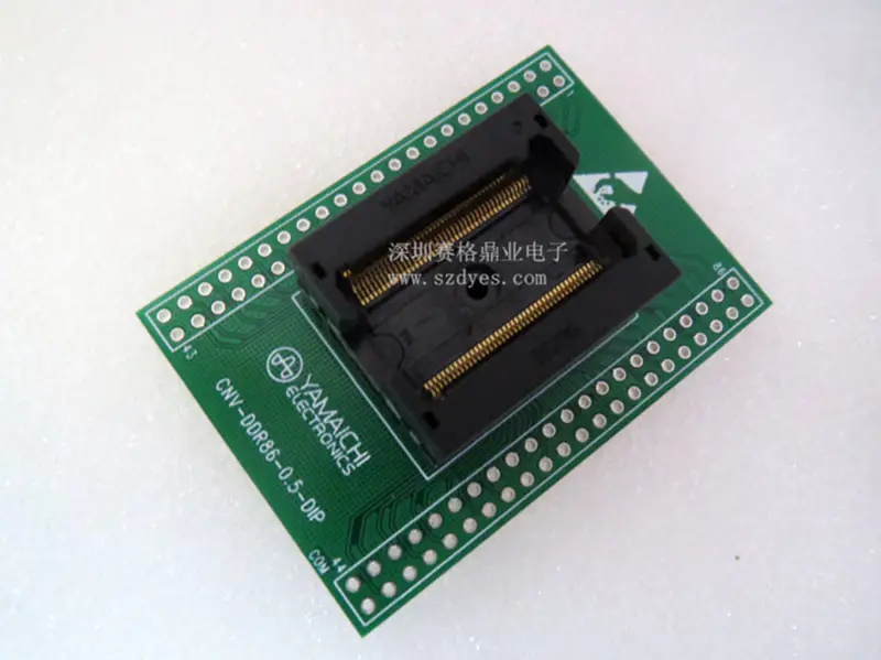 56QN40TS17070 QFN56 7X7X0,4MM Burn-in Socket pozlacení IC