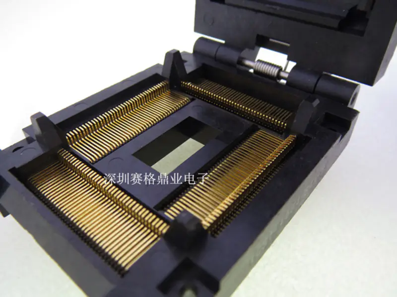 IC51-1004-814-19 QFP100 Burn-in Socket pozlacení IC