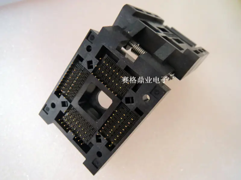 FPQ-80-0.5-04 QFP80 TQFP80 Burn-in Socket pozlacení IC