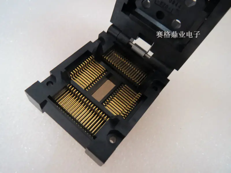FPQ-80-0.4-01 QFP80 Burn-in Socket pozlacení IC