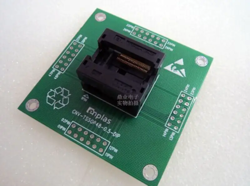 TSOP44 SSOP44 SDR SDRAM Burn-in Socket pozlacení IC