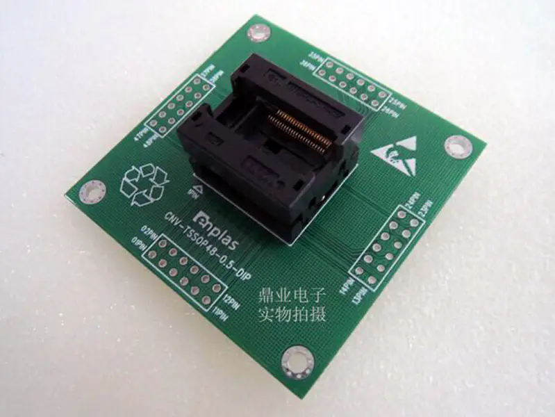 TSOP44 SSOP44 SDR SDRAM Burn-in Socket pozlacení IC