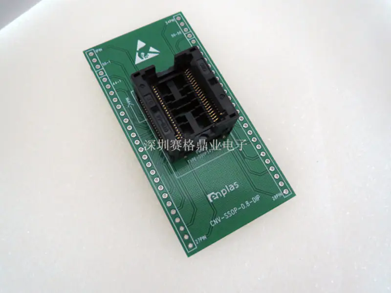 TSOP50 SSOP50 SDR SDRAM Burn-in Socket pozlacení IC