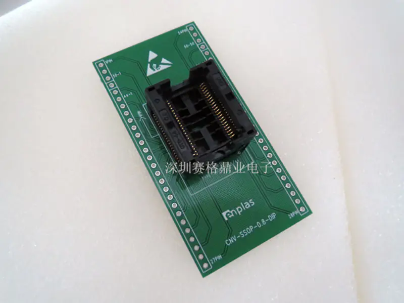 TSOP50 SSOP50 SDR SDRAM Burn-in Socket pozlacení IC