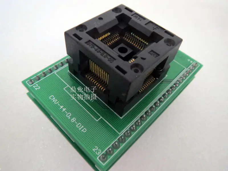 QFP64 TQFP64 IC51-0644-692 Burn-in Socket pozlacení IC