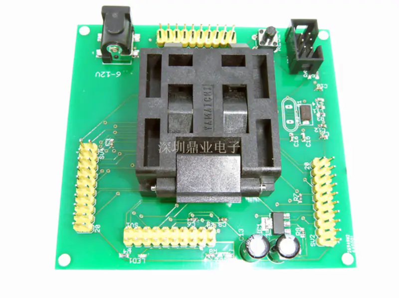 TQFP64 ATMEGA64 ATMEGA128 ATMEGA169 Burn-in Socket pozlacení IC