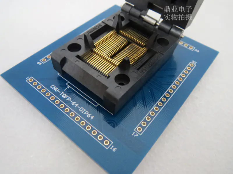 QFN20/DIP MLF20 4X4X0,5MM Burn-in Socket pozlacení IC