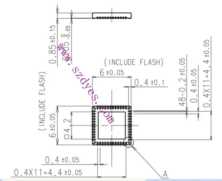 IC51-3044-1471 QFP304 TQFP304 Sídlo pro programování IC