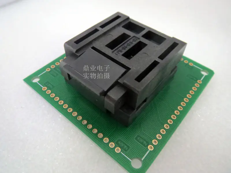 QFN44 QFN-44(52)BT-0.5-01 0,5MM rozteč IC Burn-in Socket pozlacení IC
