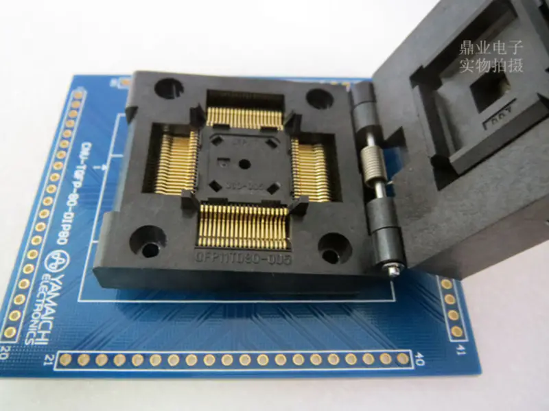 QFP44 TQFP44 ATmega32/16 Burn-in Socket pozlacení IC