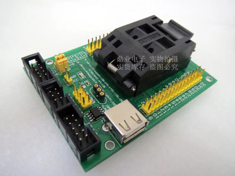 QFN76 MLF76 9X9MM 0,4MM Burn-in Socket pozlacení IC