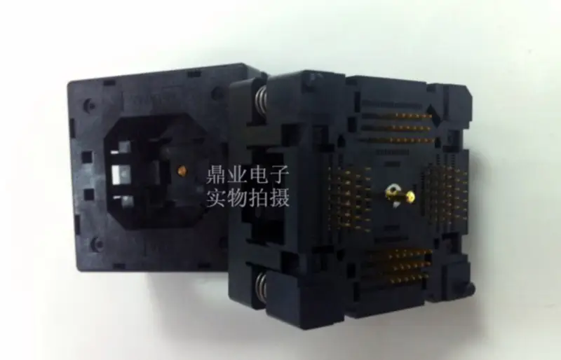 QFP44 FPQ-44-0.8-16A Burn-in Socket pozlacení IC