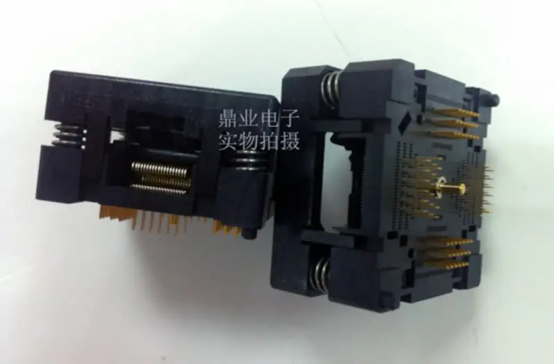 QFP44 FPQ-44-0.8-16A Burn-in Socket pozlacení IC