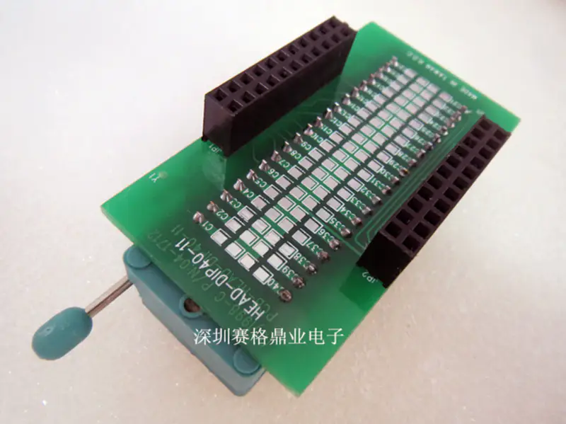 IC234-0444-037N QFP44 LQFP44 Burn-in Socket pozlacení IC