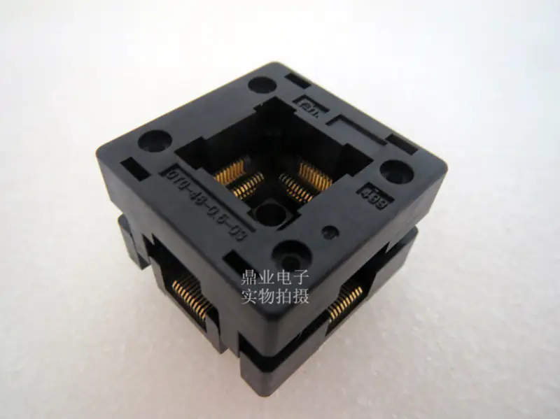 QFP112 TQFP112 IC51-1124-1038 0,65MM Burn-in Socket pozlacení IC