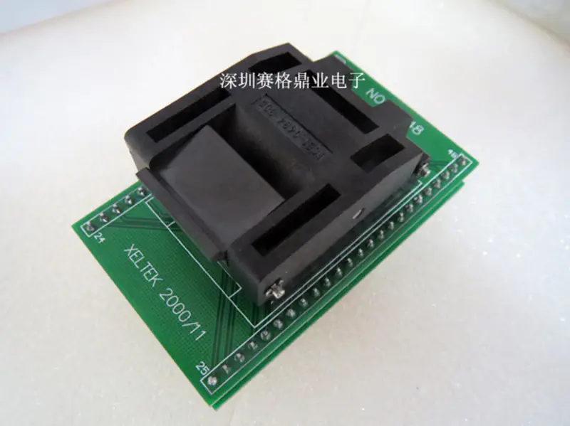 QFN20 DFN20 MLF20 4X4mm 0,5mm Burn-in Socket pozlacení IC