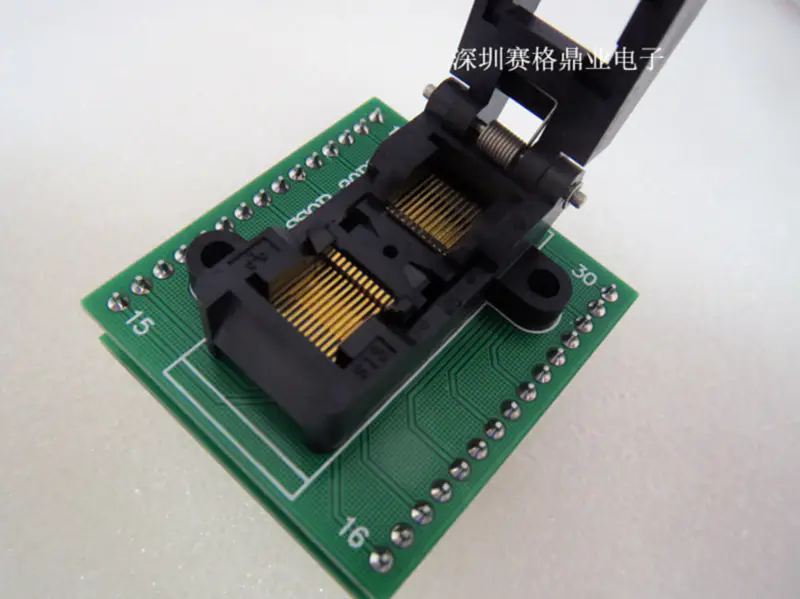PLCC84 Burn-in Socket pozlacení IC