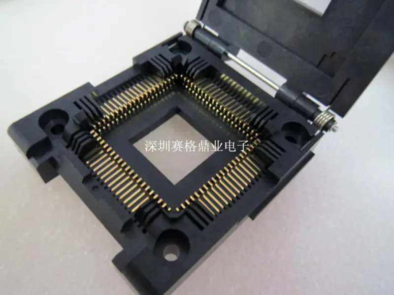 FPQ-160-0.65-10 QFP160 TQFP160 LQFP160 0,65 mm Burn-in Socket pozlacení IC