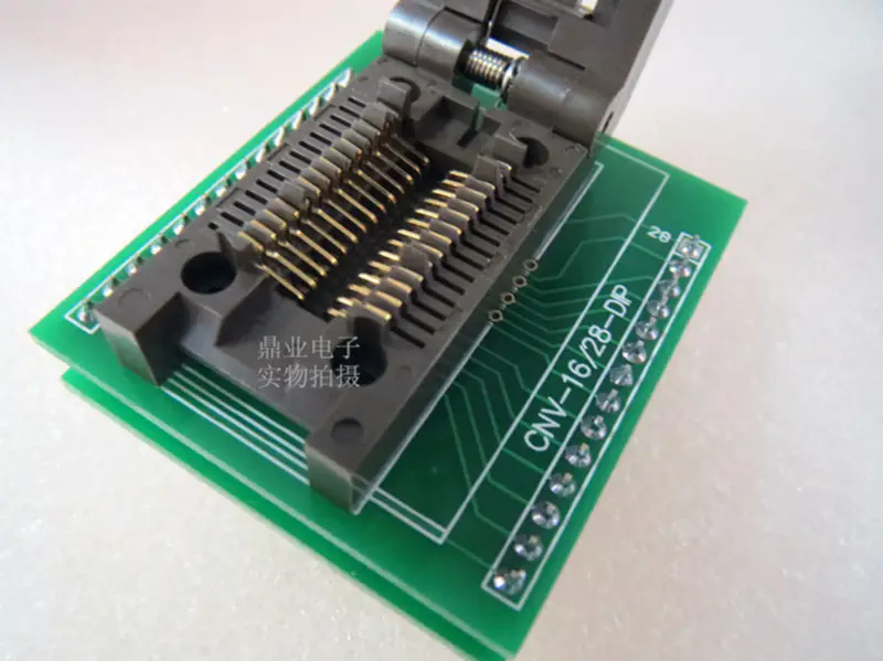 OTS-28-1.27-04 SOP28 SOPIC28 Burn-in Socket pozlacení IC