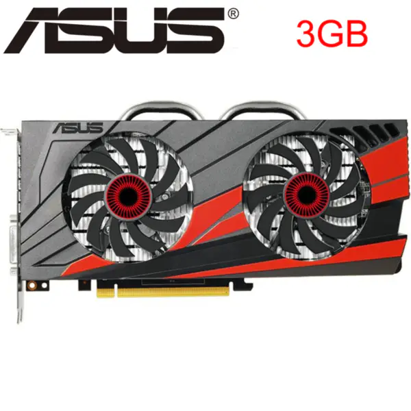 Grafická karta ASUS GTX 1060 3GB 192Bit GDDR5 Grafické karty pro karty nVIDIA VGA Geforce GTX1060 Použité 1050 TI 750 960 950