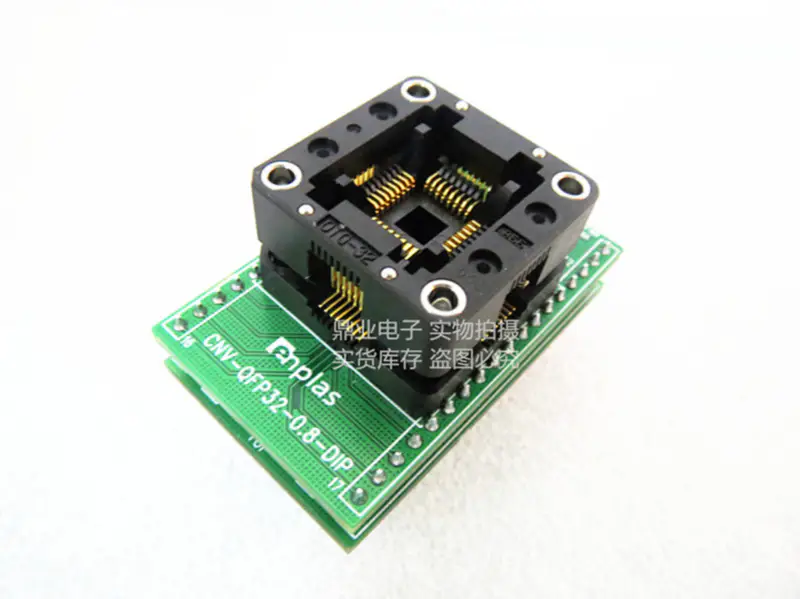 LQFP64 IC51-0644-1602 0,65mm Burn-in Socket pozlacení IC