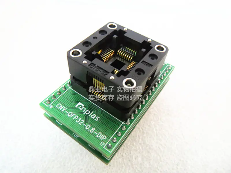LQFP64 IC51-0644-1602 0,65mm Burn-in Socket pozlacení IC