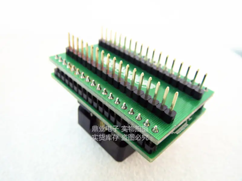 LQFP64 IC51-0644-1602 0,65mm Burn-in Socket pozlacení IC