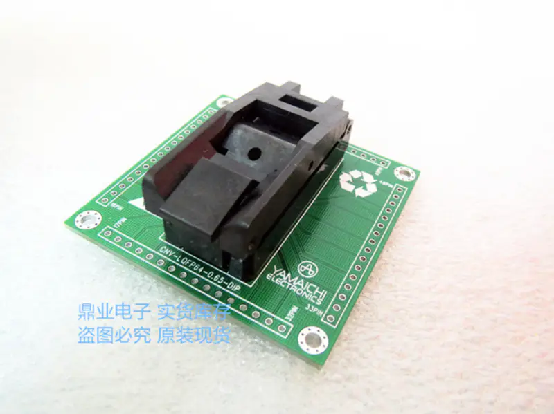 IC51-1324-892 QFP132 Burn-in Socket pozlacení IC