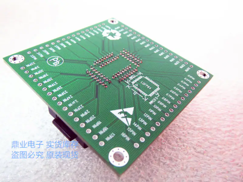 IC51-1324-892 QFP132 Burn-in Socket pozlacení IC