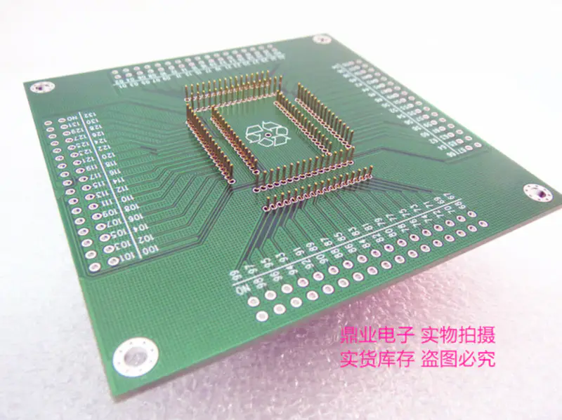 QFP48 OTQ-48-0.75-01 Burn-in Socket pozlacení IC
