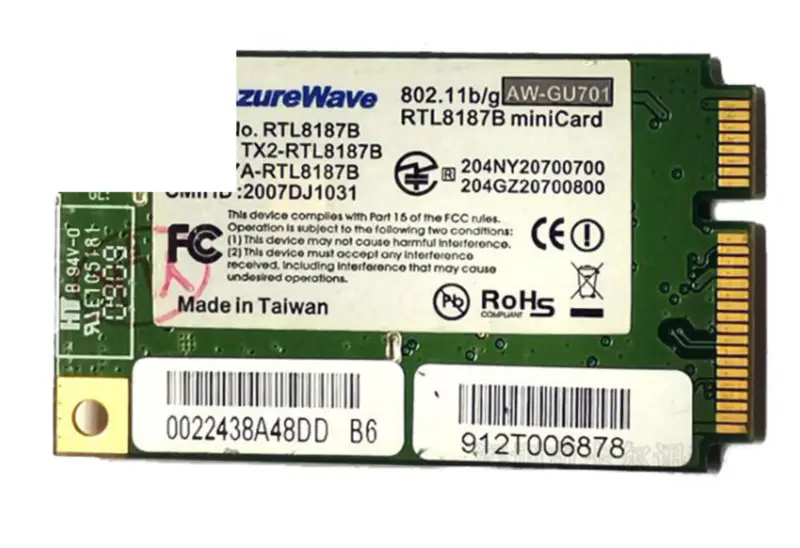 Realtek RTL8822BE 2.4G 5G dvoufrekvenční AC bezdrátová síťová karta 4.0 bluetooth FRU 01AX711 NGFF/M.2 pro Thankpad X270 T470 T570