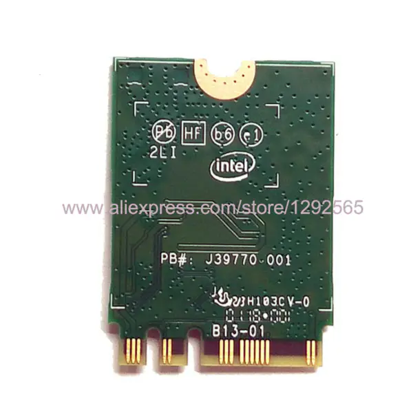 Intel 9462NGW 2.4G&5G dual band 433M 802.11AGN,AC 300Mbps interní bezdrátová wifi síťová karta 5.0 bluetooth NGFF/M.2 rozhraní