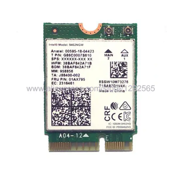 Intel Centrino advanced-N 6235 6235AN 6235ANHMW 2.4G&5G 300Mbps 802.11A/B/G/N Mini PCI-E bezdrátová síťová karta Bluetooth 4.0