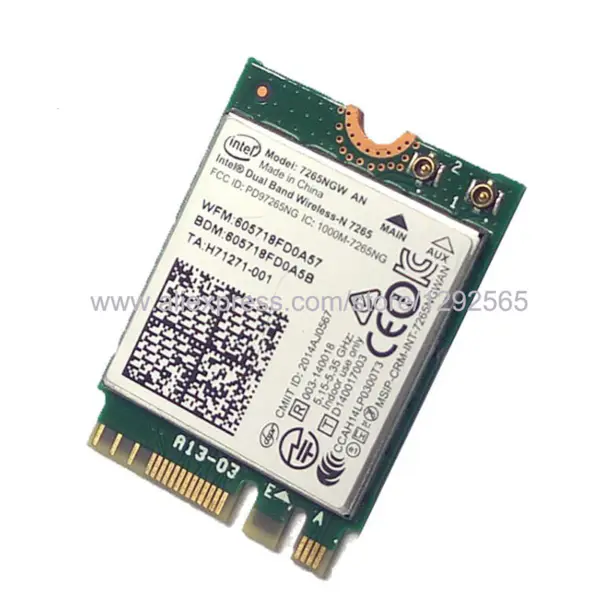 HP Intel6200 622ANHMW G460 T410 8440p 2540p Oficiální verze integrované bezdrátové síťové karty 5G 802.11a/g/n SPS 572509-001