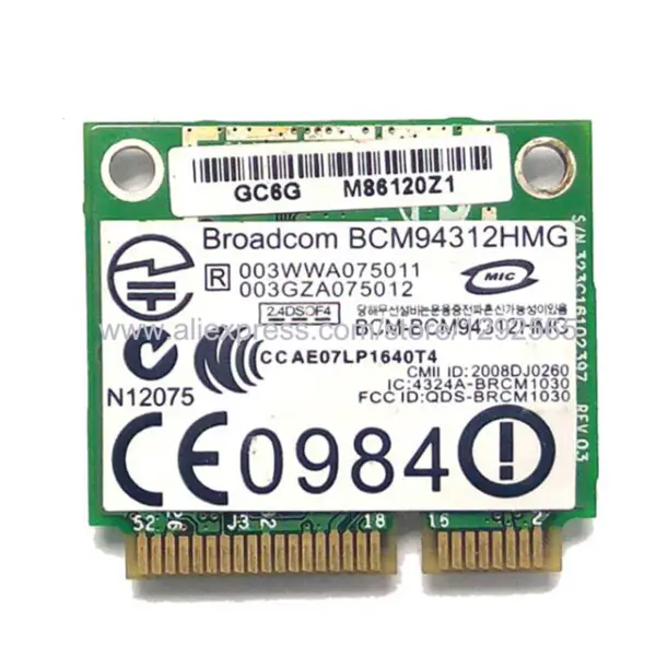 Bezdrátová karta Ralink RT5390BC8 802.11b/g/n Mini PCI-E Bluetooth 3.0 SPS:630705-001 Síťová karta pro HP DV4 DV6 DV7 DM1 G4 G6