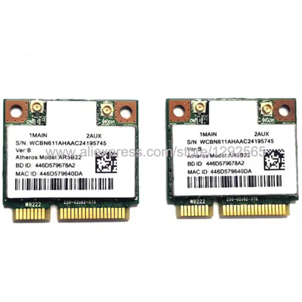 Karta WLAN pro Broadcom BCM943142YH 802.11b/g/n wifi+bluetooth 4.0 SPS 792608-001 Bezdrátová karta pro HP 240 245 246 250 255 256 G4