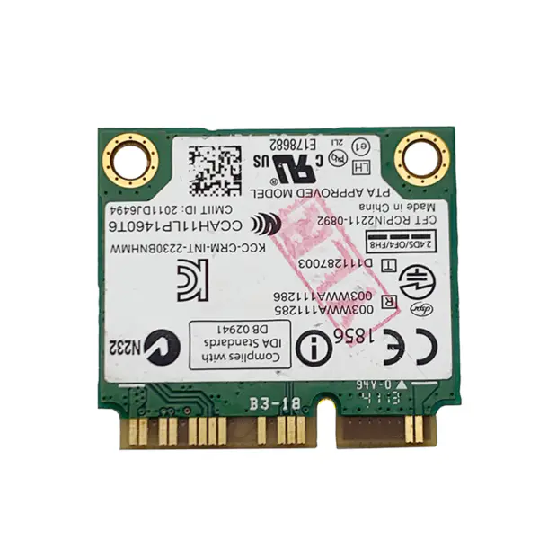 Dvoupásmová 2,4G&5G 1,73Gb/s bezdrátová karta pro Intel AC 9560NGW 802.11a/b/g/n/ac NGFF /M2 bezdrátová síťová karta+bluttooth 5.0