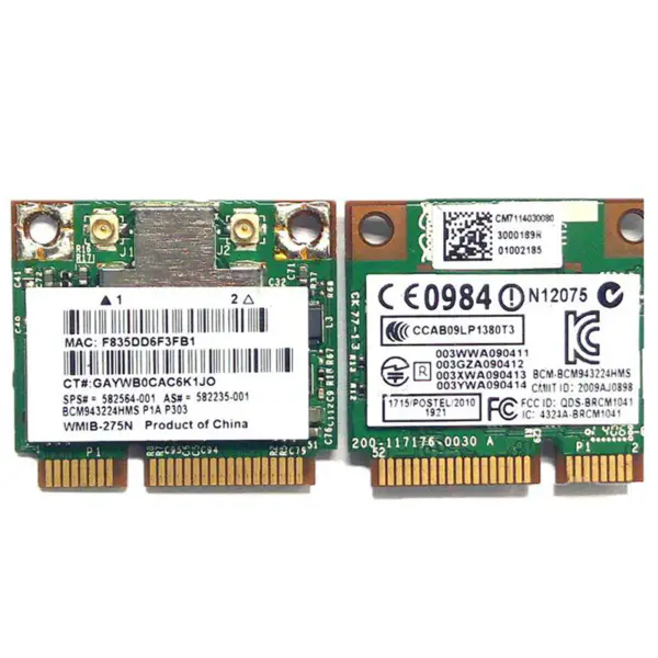 Broadcom BCM943162ZP 2.4G&5G+bluetooth 4.0 802.11 AC/A/B/G/N NGFF 300Mbps 00JT473 Bezdrátová síťová karta pro Thinkpad E450 E550