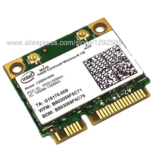 Broadcom BCM943228HM4L 2.4G+5G 300Mbps 802.11 a/b/g/n poloviční Mini PCI-E 2.4G/5GHZ bezdrátová karta WLAN